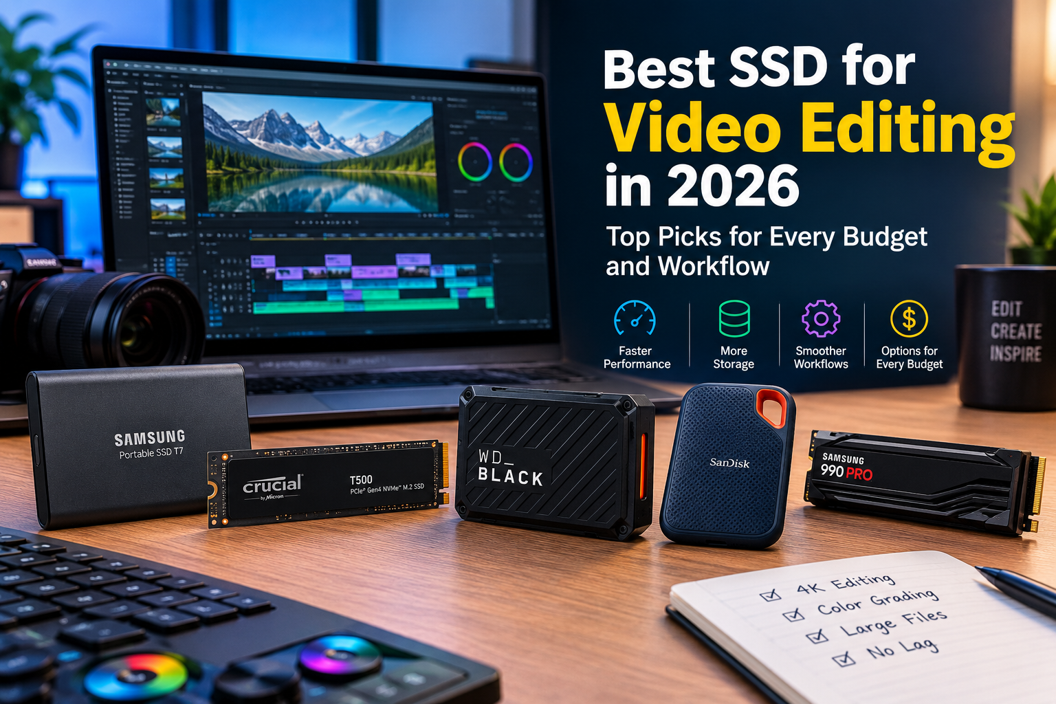 Best SSD for Video Editing